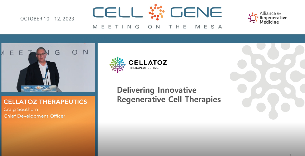 CELL & GENE MEETING ON THE MESA 2023 by Dr. Southern Craig